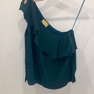 Anthropologie off the shoulder blouse